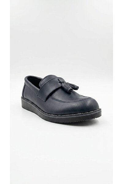 Ustalar Ayakkabı Çanta Navy Blue Boys' Classic Shoes 612.115