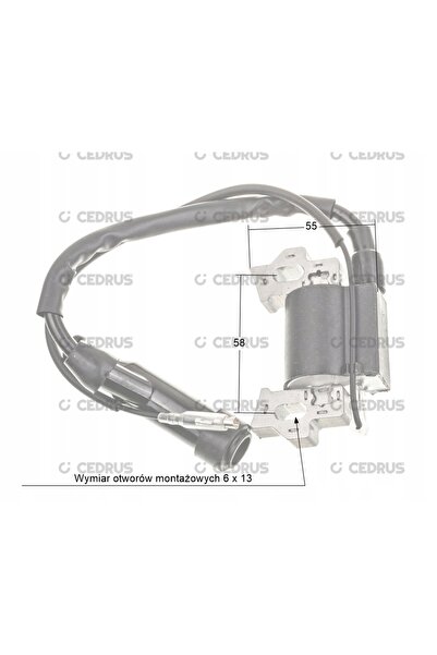 Cedrus Bobină modul de aprindere pentru Honda GX120 GX160 GX200 30500-ZE1-043