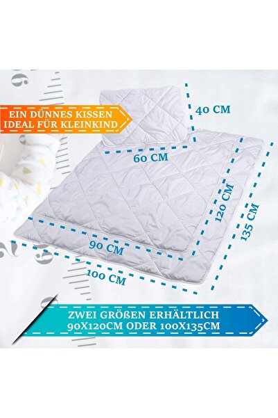 NO BRAND PĂTURĂ PENTRU COPII 100x135 CM PERNĂ 40x60 CM SET DE ALEGERI PENTRU ...