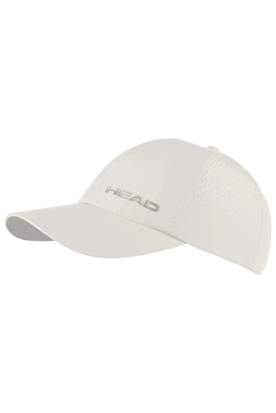 Head Șapcă de tenis pentru copii, model jucător profesionist, albă.