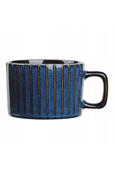NO BRAND Căni de cafea 4 piese porțelan Altom Design Dungi reactive 220 ml