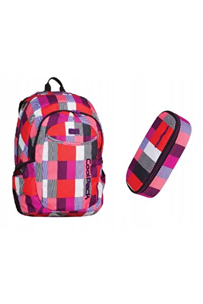 NO BRAND COOL PACK CP Rucsac școlar cu model carouri colorate