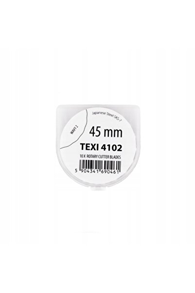 NO BRAND TEXI lamă de cuțit circulară ondulată de 45 mm, 10 bucăți
