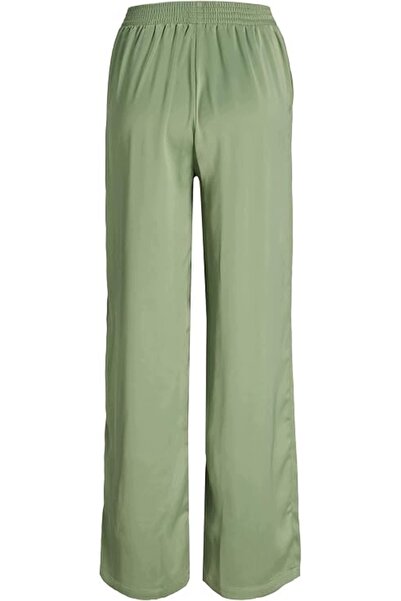 NO BRAND JJXX Jxkira Pantaloni de damă verzi din satin, croială normală, S