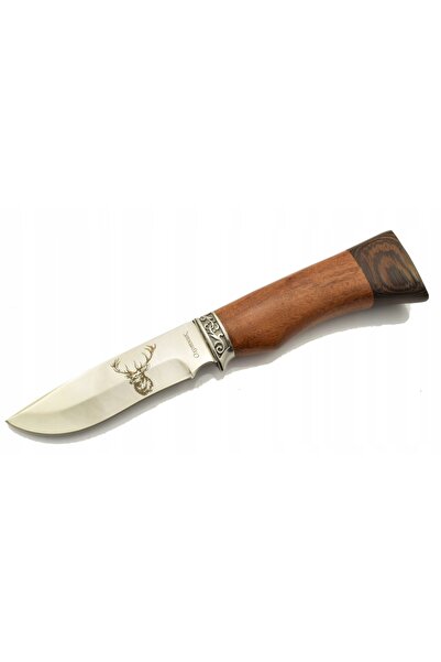 NO BRAND FINKA DROP POINT CUȚIT DE VÂNTĂRE CU MĂNĂRĂLĂ DIN LEMN 234mm NM224