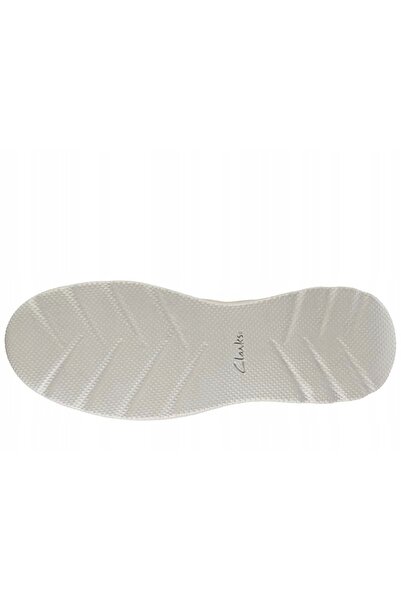 CLARKS Adidași pentru bărbați sprintlitelace din piele alb-crem 41