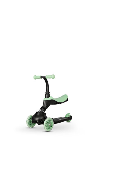NO BRAND Qplay Mașinuță-trotuar Sema Evo 3-în-1 verde, pentru copii de 1-6 an...