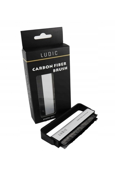 NO BRAND Perie de carbon pentru discuri de vinil, disc din fibră de carbon Ludic