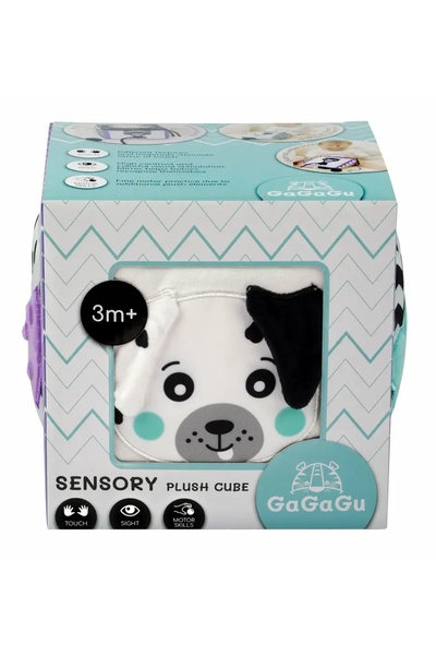 TM TOYS Cub senzorial de pluș 15x15cm GaGaGu