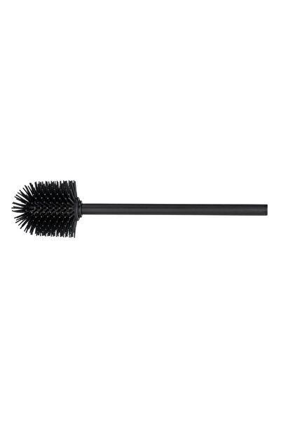 Wenko Perie WC silicon neagră, 35 cm înălțime, Ø 8 cm