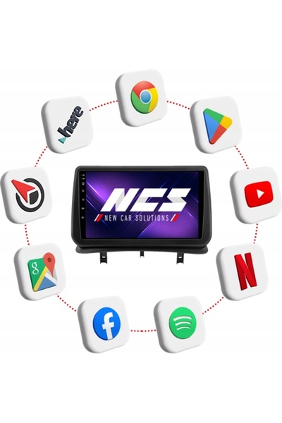 NO BRAND RADIO AUTO NCS D9 RENAULT CLIO 3 2005-2014 ANDROID 4GB LTE