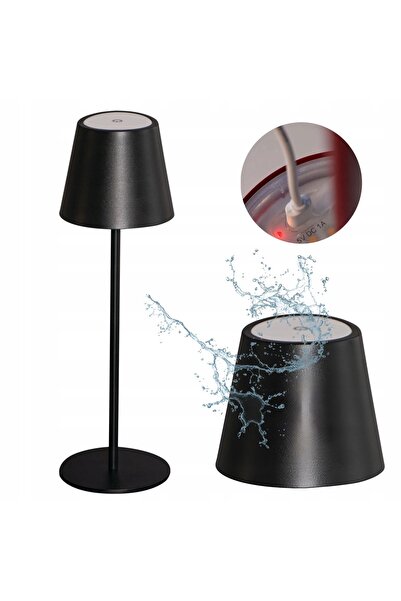 KANLUX Lampă de masă fără fir neagră LED INITA LED IP54 B 36321