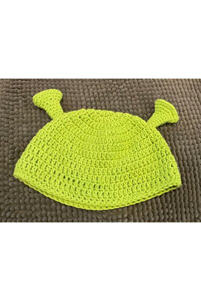NO BRAND Căciulă de iarnă SHREK VERDE cu urechi, pentru petrecere, UNIVERSALĂ...