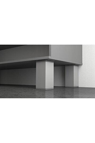 NO BRAND 4 X Picior reglabil din aluminiu pentru mobilier, înălțime - 120 mm