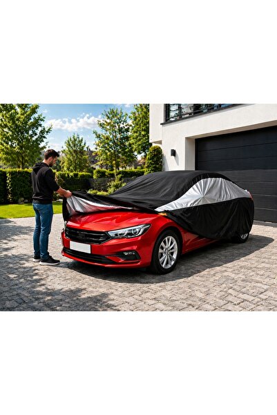 verk group Husă auto pentru toate anotimpurile, impermeabilă, tip prelată, ne...