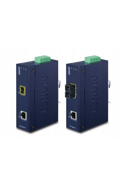 Planet Convertor de rețea IFT-802T 200 Mbit/s 1310 nm Albastru