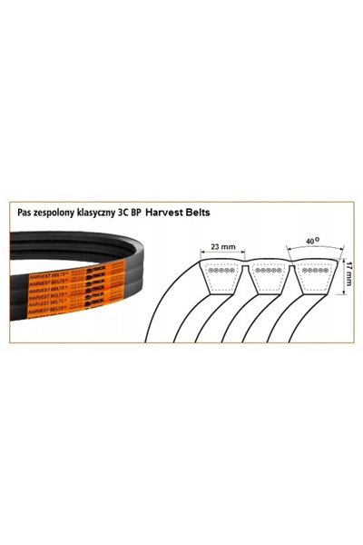 Case Curea combinată tip pană 3C BP/H-3300 Stomil Sanok