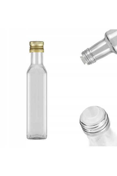 NO BRAND 10 sticle MARASCA cu dozator, incolore, de 250 ml, pentru ulei, lich...