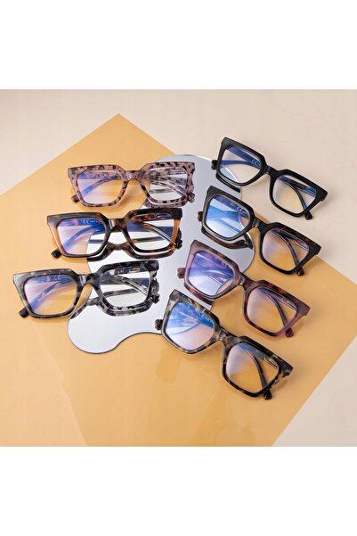 NO BRAND Ochelari de citit pentru femei +2,0 anti-lumină albastră, set 3 bucăți