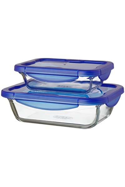 Pyrex Vas de sticlă etanș pentru friteuză cu aer cald, cu capac termorezisten...