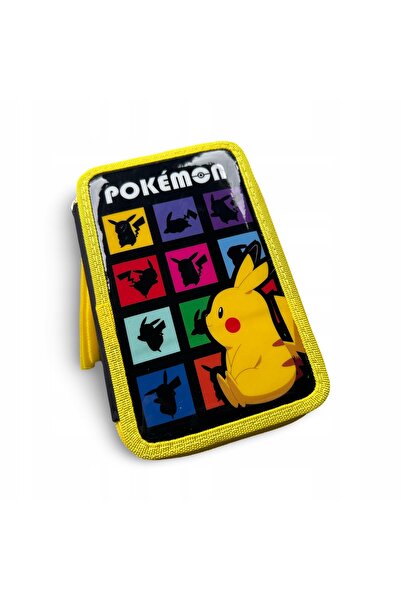 NO BRAND Pokemon - Penar triplu cu accesorii Pikachu - 0578