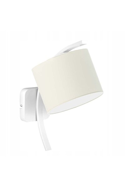 NO BRAND Aplică de perete, montată pe perete, cu abajur ecru, LED E27, modern...