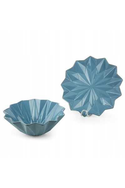 NO BRAND DECORATIV MISA ALANI 28 X 28 X 11 CM ALBASTRU