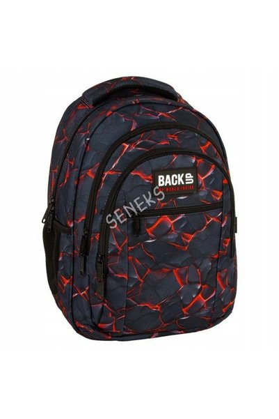 NO BRAND Rucsac școlar multicompartimentat multicolor 26 L