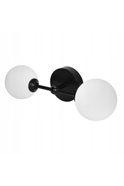 NO BRAND Aplică de perete universală, pentru 2xG9 LED, neagră, modernă, decor...