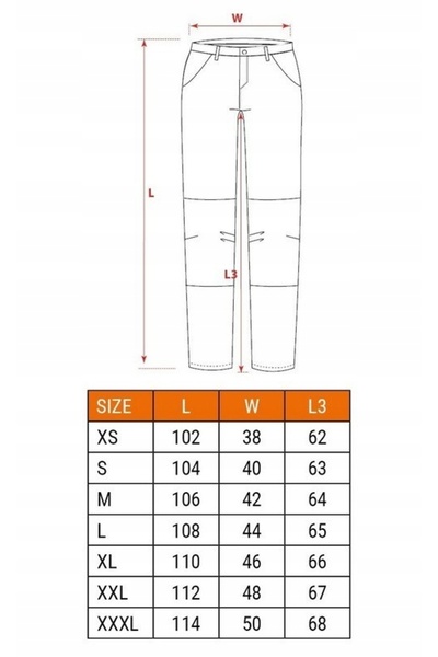 NEO Tools Pantaloni de lucru lungi 81-224-XL mărimea XL