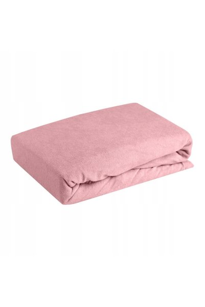 Eurofirany Cearșaf de pat FROTTE cu elastic 140x200 Pudră