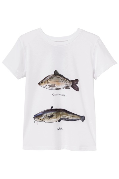 NO BRAND Tricou copii Wadera Două Pești -98/104