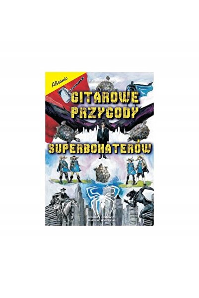 NO BRAND Carte cu aventuri cu chitara ale supereroilor