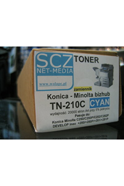 NO BRAND Toner pentru Konica Minolta TN210 albastru (cyan)