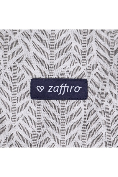 NO BRAND Eșarfă legată Zaffiro BeClose Leaves, gri