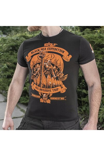 NO BRAND Tricou M-Tac Expediția Mării Negre Negru S