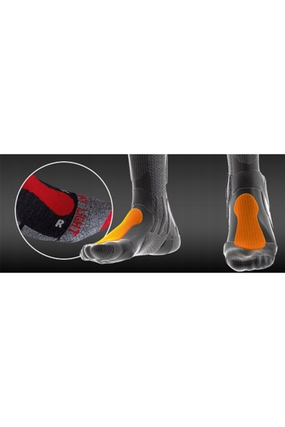 X Socks Șosete de schi X-Socks Ski Rider 4.0 portocaliu/gri - 42-44