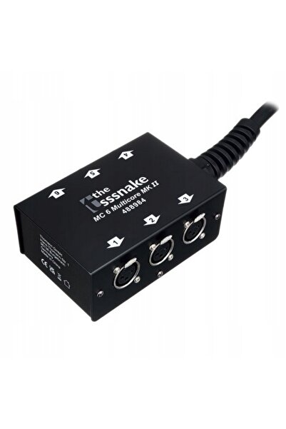 NO BRAND Cablu multipar audio microfon 6x XLR 15 m Stagebox Rean