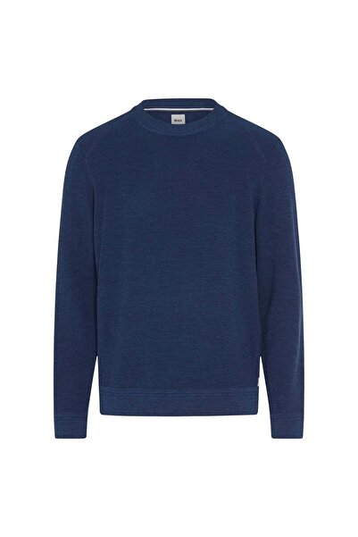Brax Herren Strickpullover - Roy, Rundhals, Baumwolle-Woll-Mischung, Struktur...