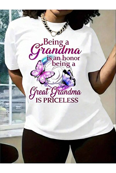 25W تي شيرت بأكمام قصيرة، تي شيرت نسائي مطبوع عليه "Being An Honor, Being A G...
