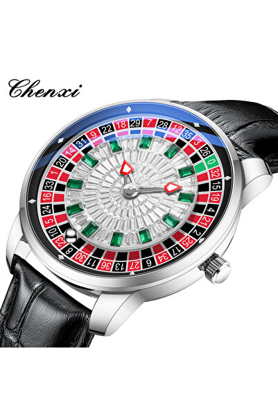 Choice SilverBelt CHENXI Top Brand Fashion 360 ° Rotating Dial Luxury Rhinest...