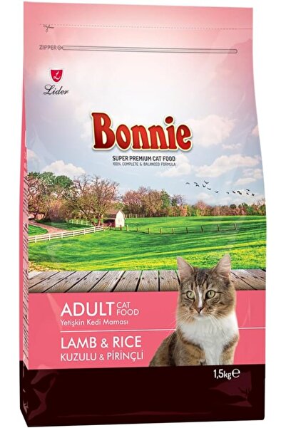 Bonnie Kuru Kedi Maması, Kuzu ve Pirinçli, Yetişkin, 1.5 kg