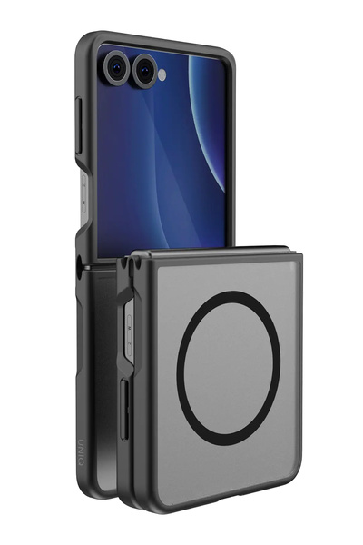 bbtech Samsung Galaxy Z Flip 8 ile Uyumlu Darbe ve Kamera Korumalı MagSafe Kablosuz Şarj Destekli İnce Hafif Premium Buzlu Mat Kılıf