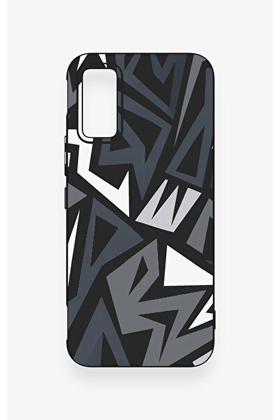 Vip Case İnfinix Gt 30 Pro Uyumlu Geometrik Blok Desenli Silikon Kılıf