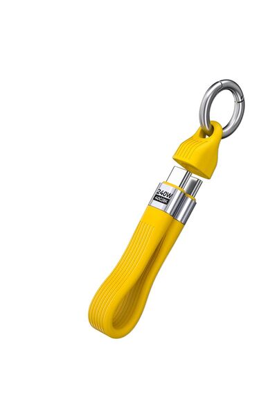 Mobile Origin CB17 Καλώδιο USB4 USB-C, 240W, 40Gbps, 8K, 13 εκ., Κίτρινο