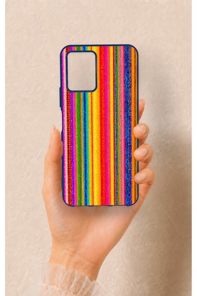 Vip Case Vivo Y21 Compatible Colorful Patterned Silicone Case