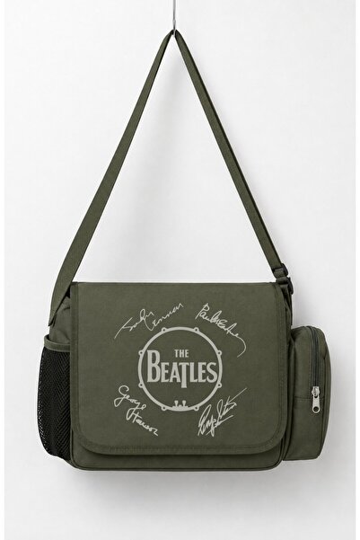Fuddy Moda Unisex Rock Band Beatles Members Sign Printed Messenger Bag