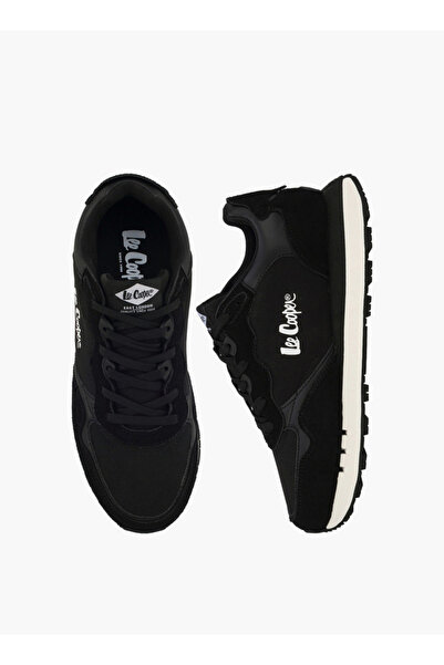 Lee Cooper حذاء رياضي نسائي بكعب عالٍ وأربطة