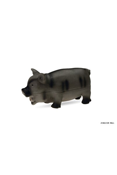Karlie Zengezur Latex Pig Figured Sound Toy (173451) Black (22X10X1)