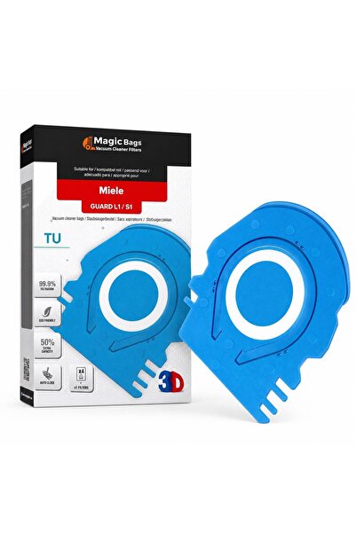 Ürkmez Ticaret Συμβατό με Miele TU Guard L1 - Guard S1 - CO Guard M1 Σακούλα ...